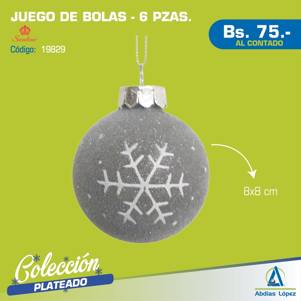 JG BOLAS 6 PZAS 16X8X24CM