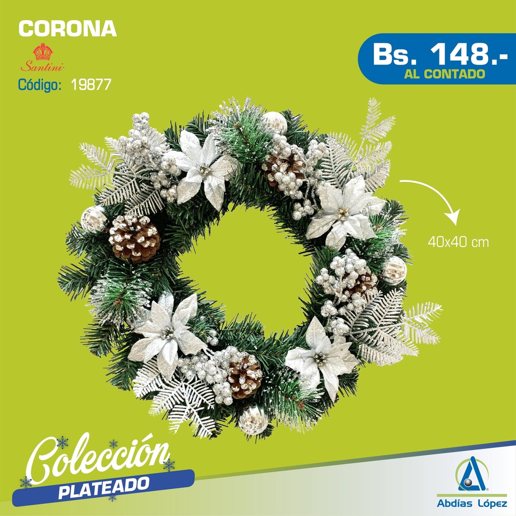 CORONA 40X40X8CM P-140-5701736