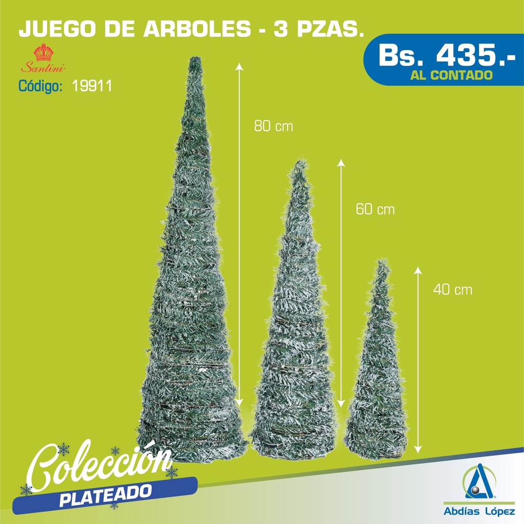 JG ARBOLES DECOR 3PZAS P-200-2100441