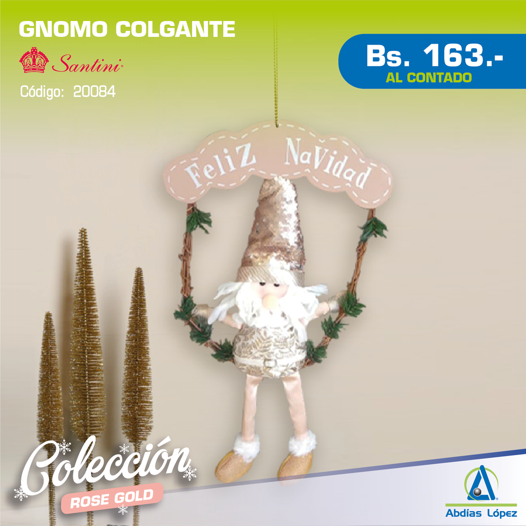ORNAMENTO DORADO C-COLUMPIO Y LETRERO SURTIDO