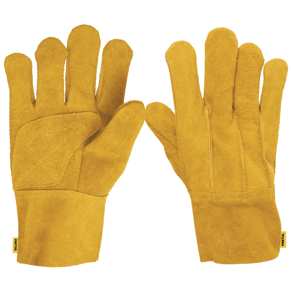 GUANTES DE CARNAZA USOS GENERALES DISEÃ±O COMODO Y LIGERO P-PR-23262