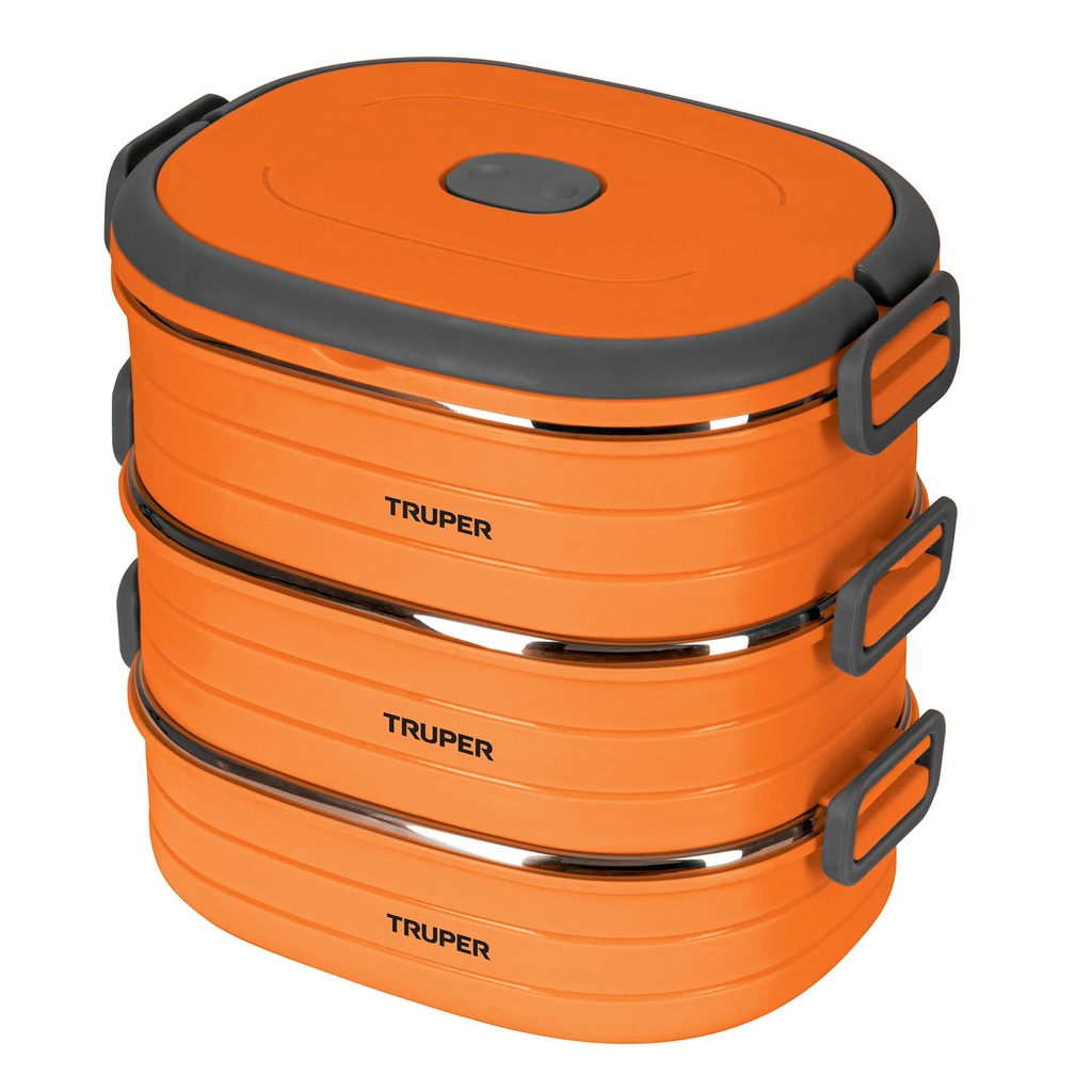 LONCHERA TERMICA TRUPER DE 3 CONTENEDORES P-TR-66076