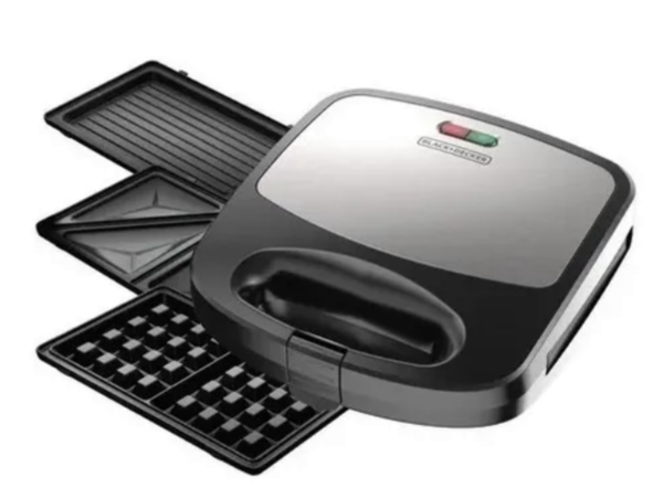 SANDWICHERA 3X1 BLACK & DECKER P-WM2000S-CL3X1