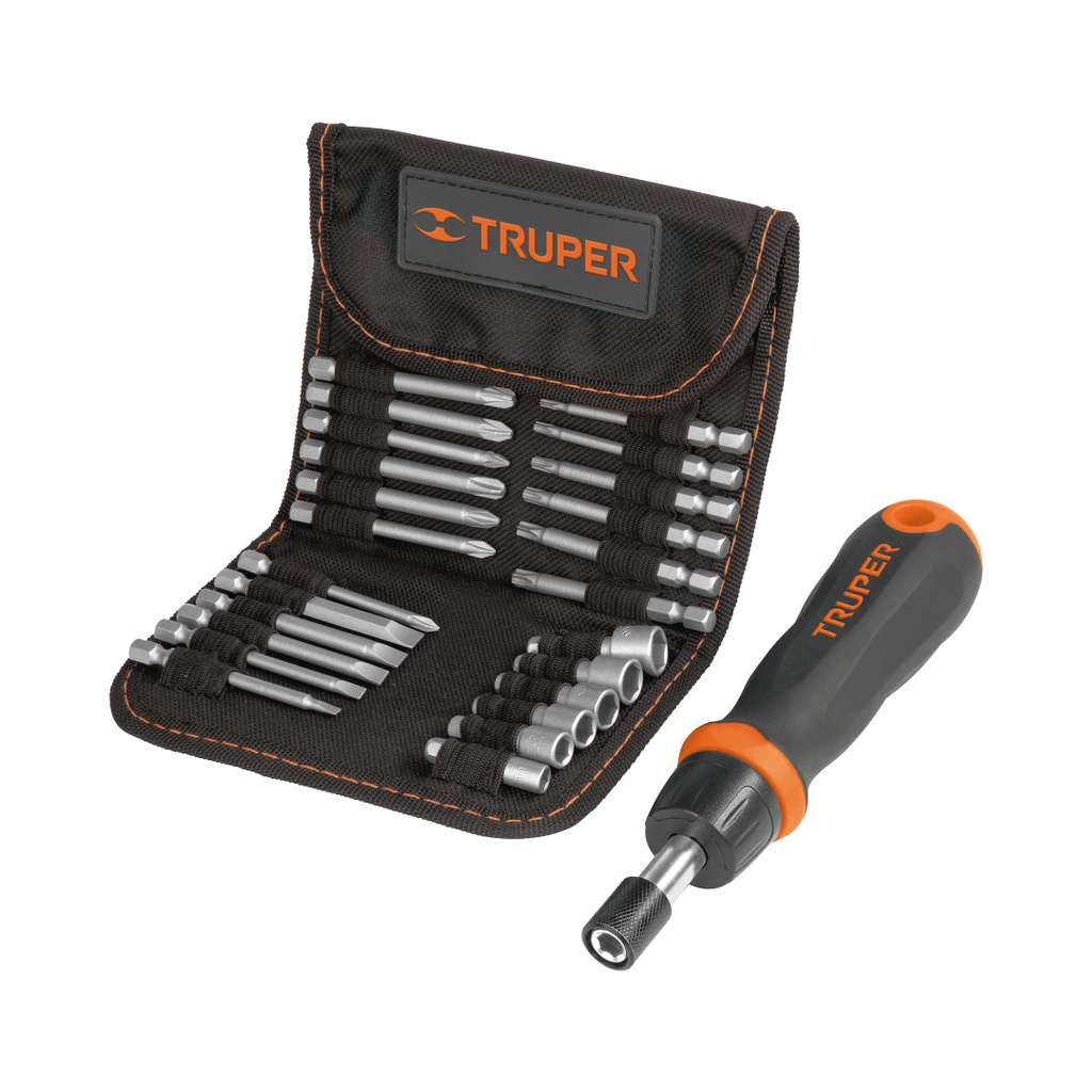 JUEGO DE DESARMADORES CON 26 PUNTAS TRUPER P-TR-18219