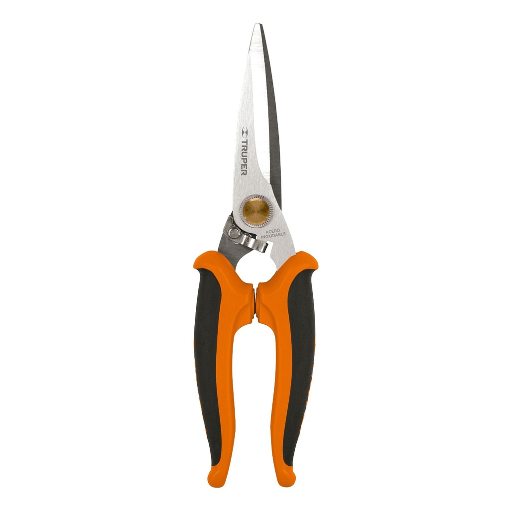 TIJERA INOX USO GENERAL DE 8" MANGO RECUBIERTO TRUPER P-TR-18493