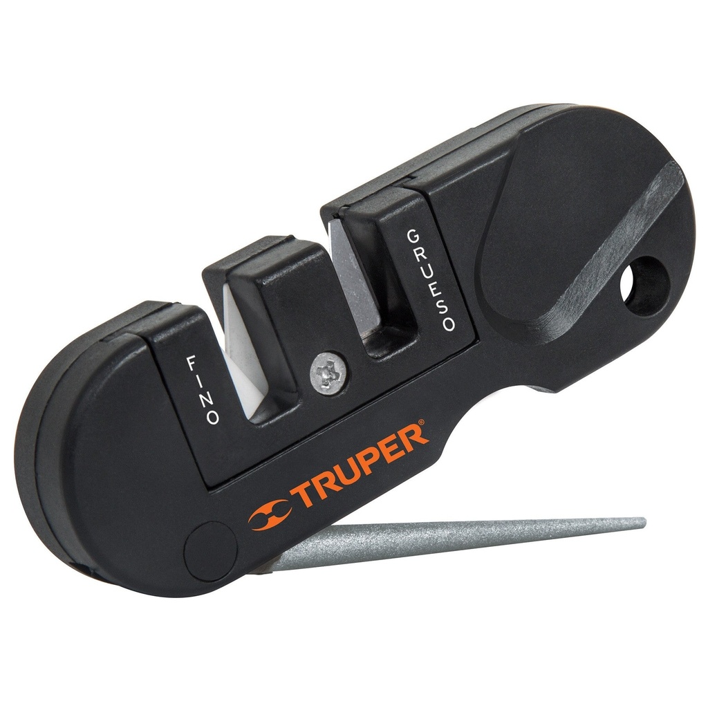 MINI AFILADOR DE CUCHILLOS 2 NIVELES DE AFILADO TRUPER P-TR-14016