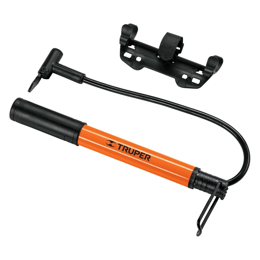 MINI BOMBA DE AIRE 28 CM. C/SOPORTE BICI TRUPER