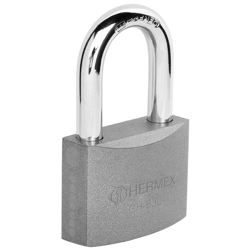 CANDADO DE HIERRO DE 63MM GANCHO LARGO P-HR-43804