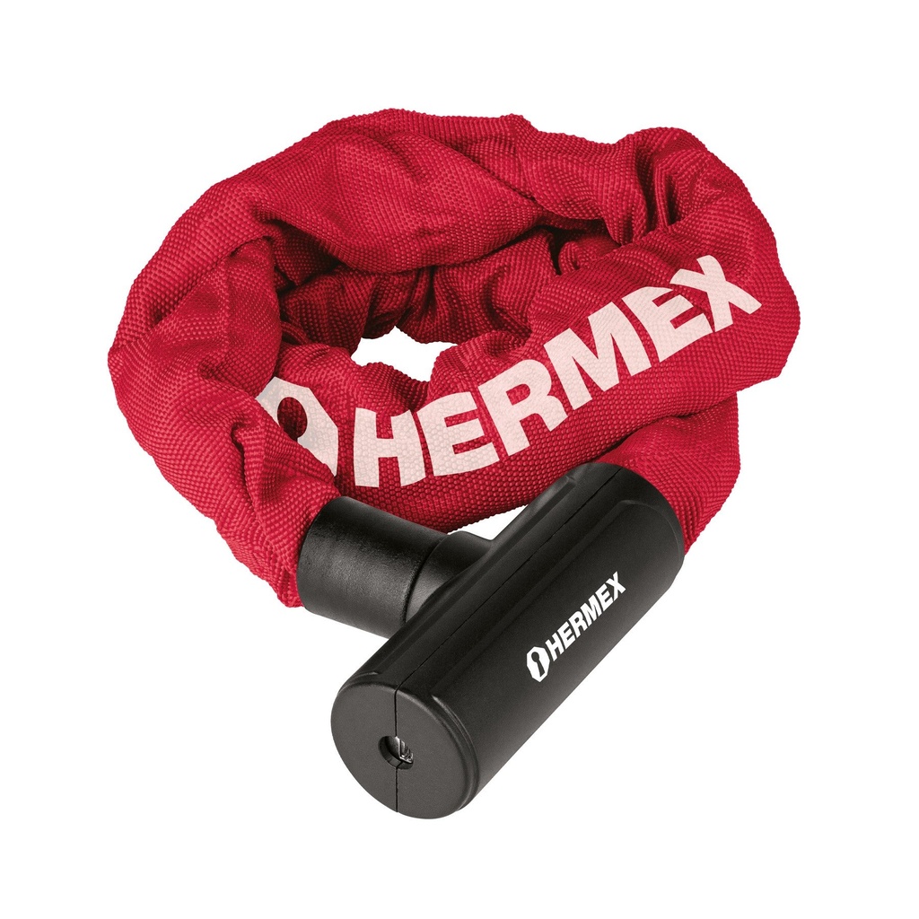CANDADO METALICO CON CADENA DE 90 CM FORRADA P-HR-49621