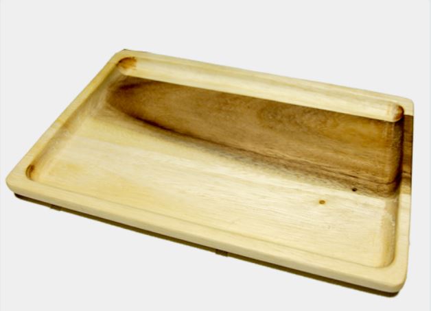 PLATO DE MADERA 29.7X19.7CM P-WTA1702N1
