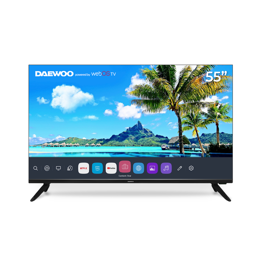 TELEVISOR DAEWOO 55" DLED UHD ISDB-T WEBOS TV