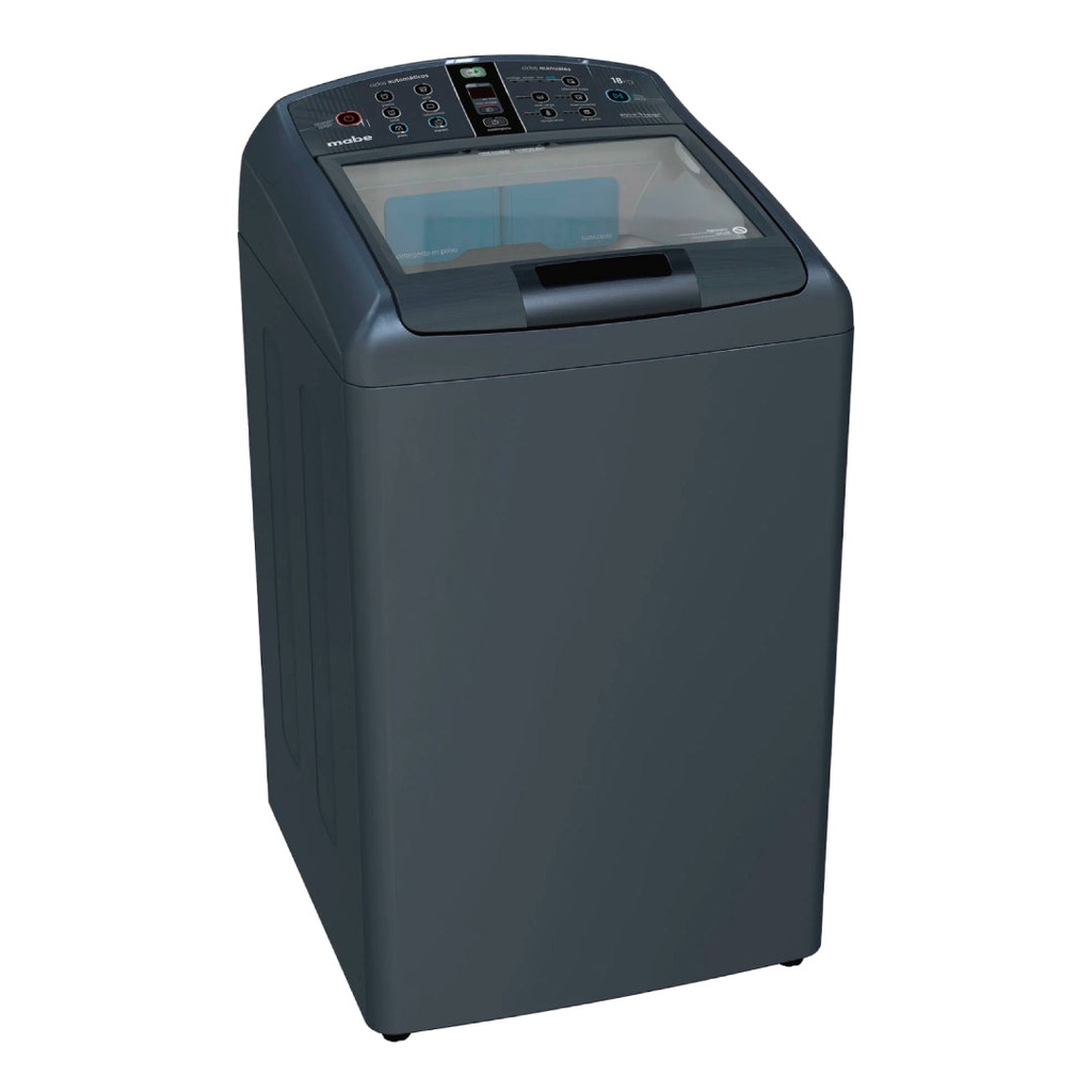 LAVADORA AUTOMATICA 18KG. MABE SILVER SUPERIOR P-LMA48100WDCL0
