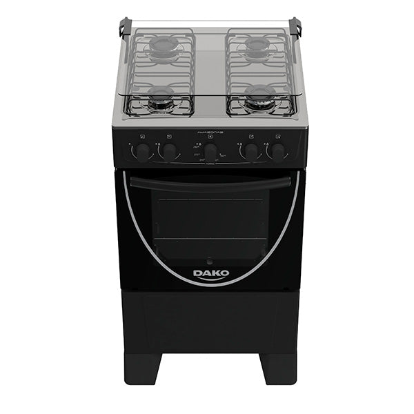 COCINA DAKO MERCURI 4 HORNILLAS NEGRO BRASIL