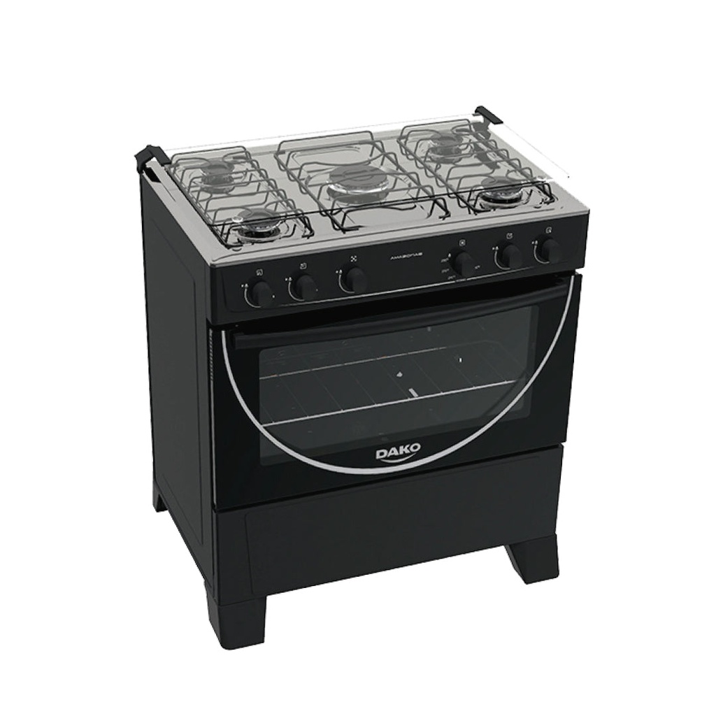 COCINA DAKO MERCURI 5H NEGRO BRASIL P-300001209