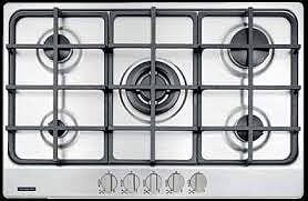 PLACA DE COCCION INOX 5Q. REJILLAS HIERRO FUNDIDO