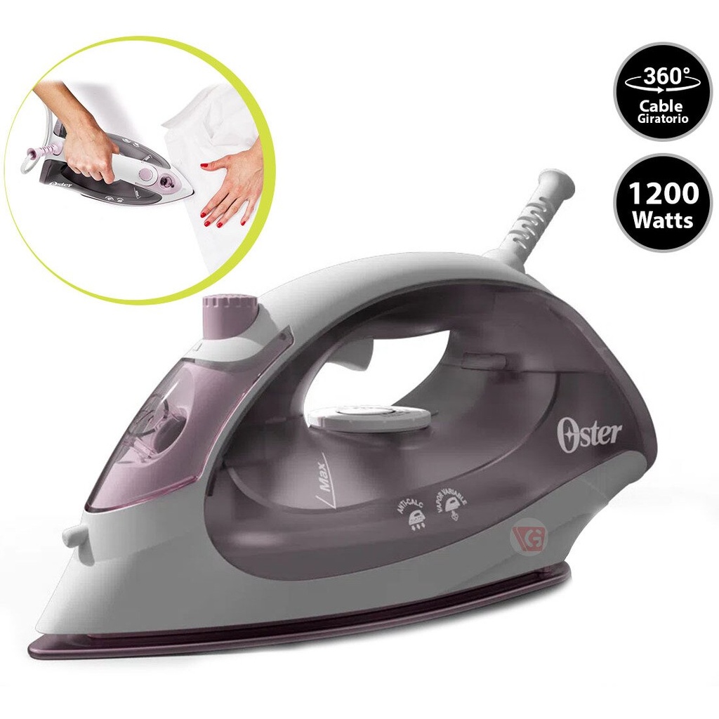 PLANCHA A VAPOR OSTER ROSA COMPACTA