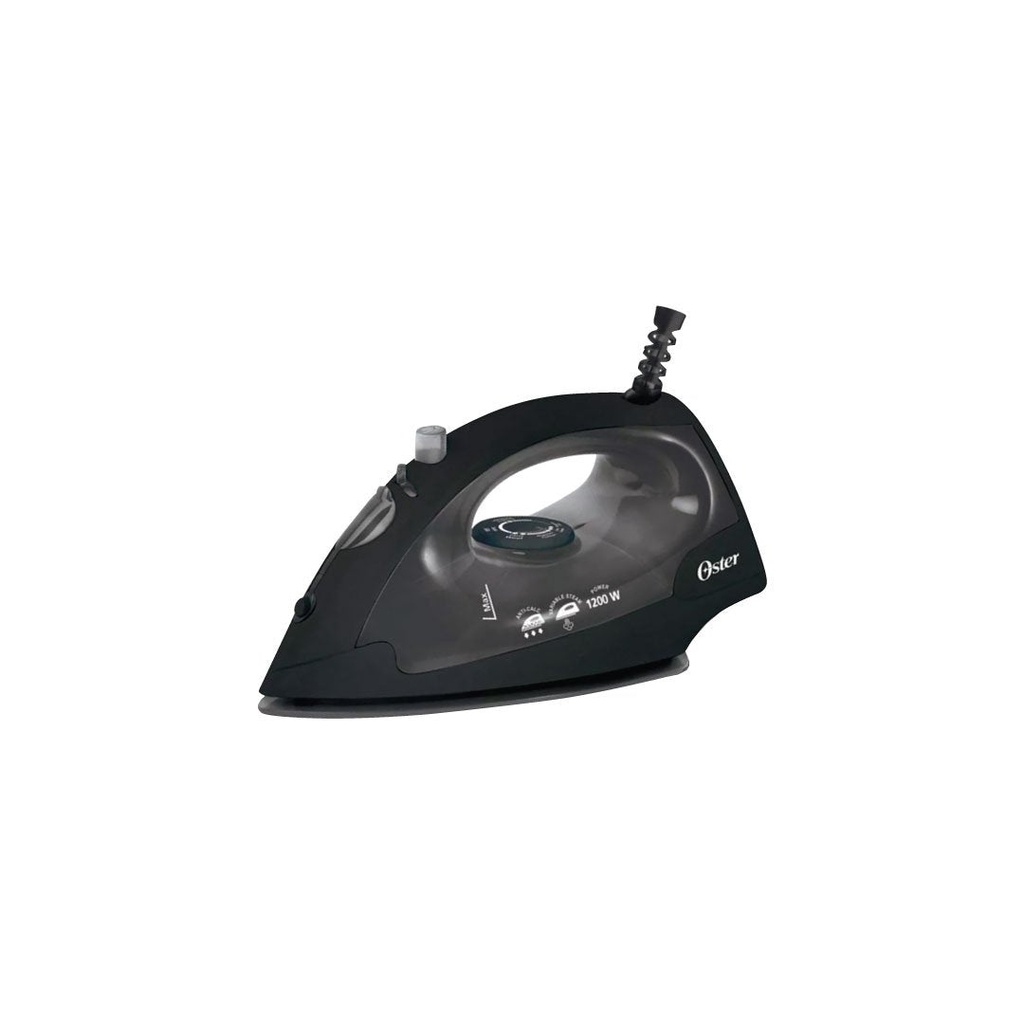 PLANCHA A VAPOR ANTIADHERENTE PLOMO Y NEGRO