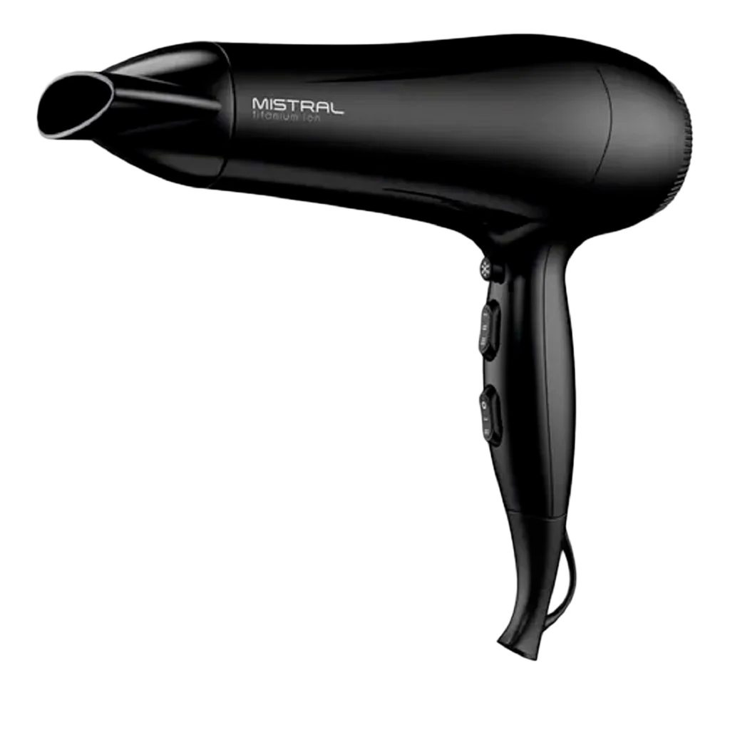SECADORA DE PELO GAMA MISTRAL TITANIUM ION 2200W.