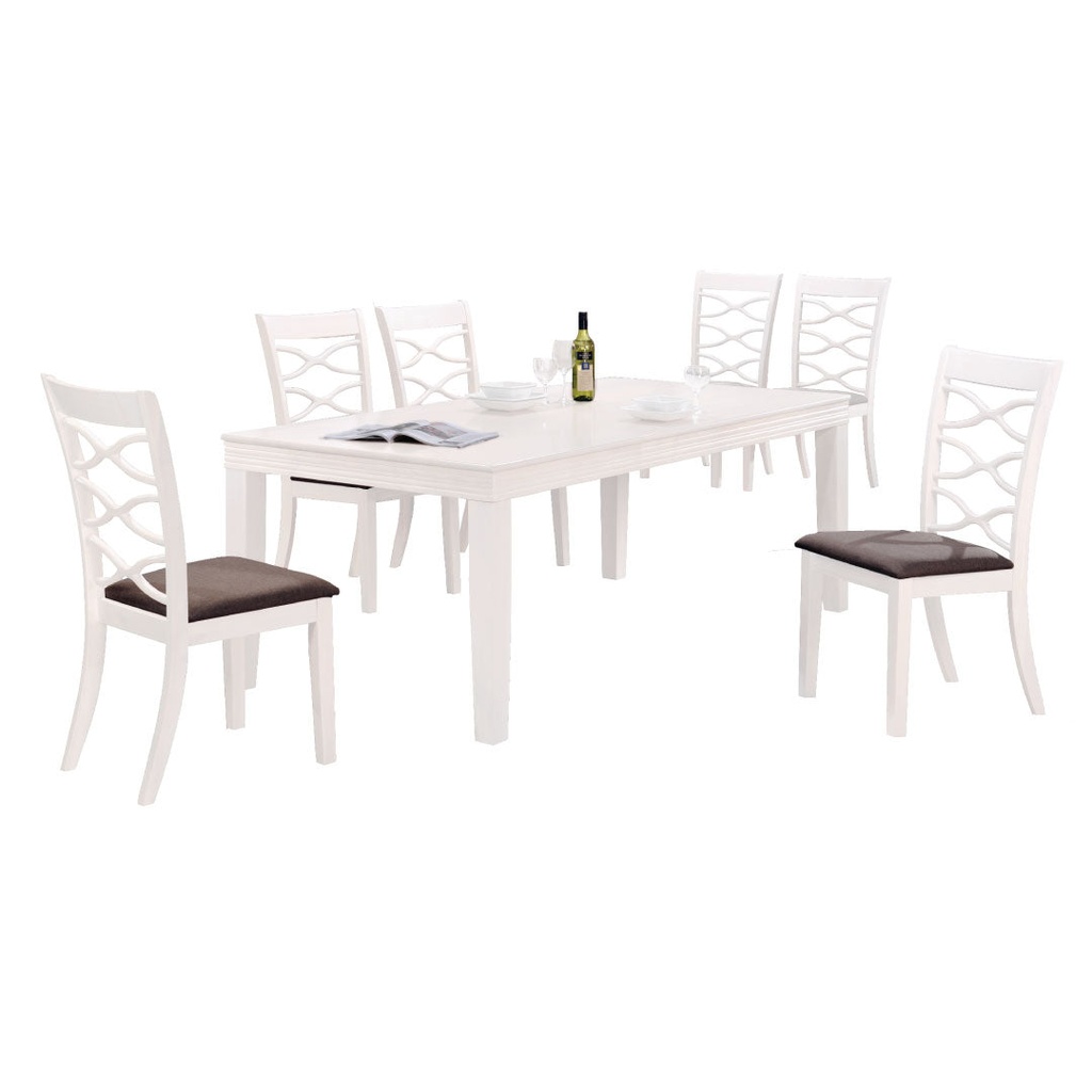 ALVINA COMEDOR (MESA Y 6 SILLAS)