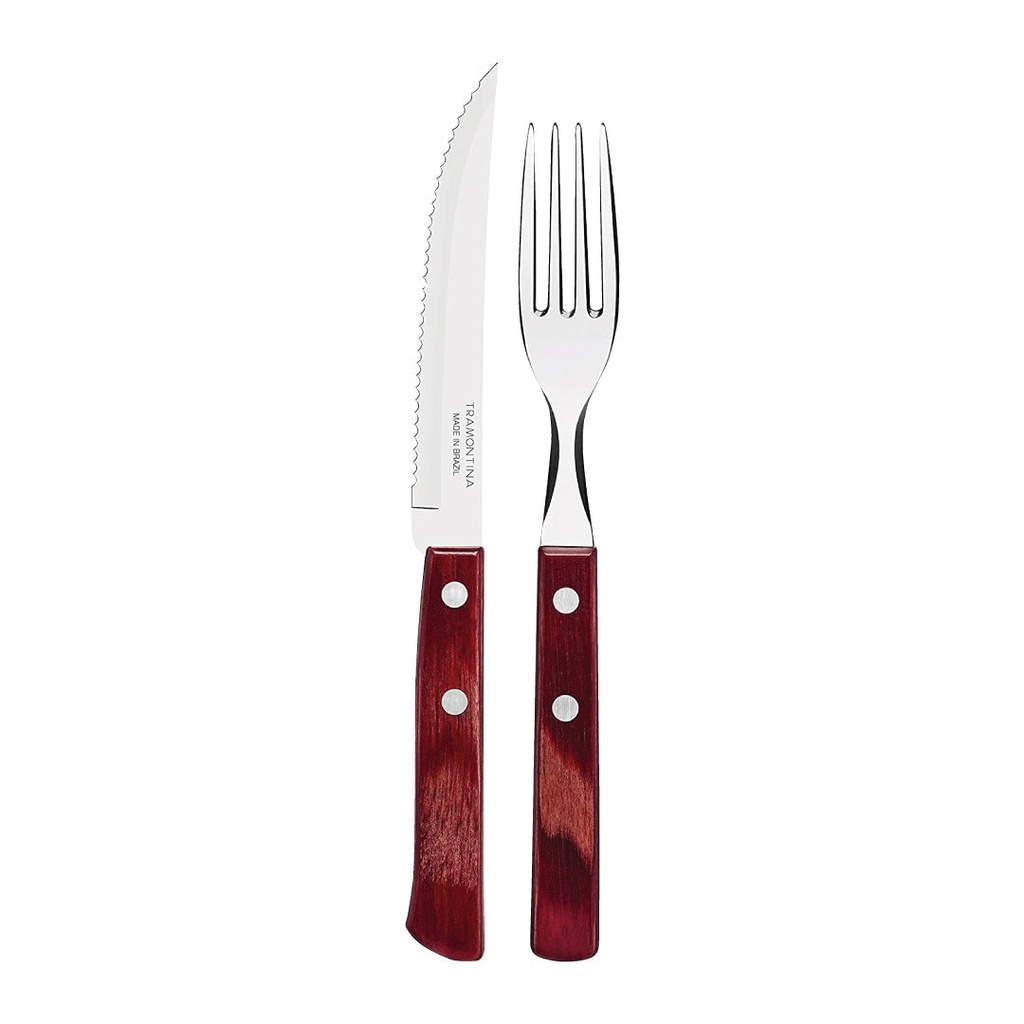 JUEGO PARA ASADO12 PZAS. POLYWOOD