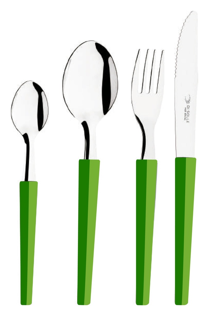 POTE 26 PIEZAS DI SOLLE RALLADOR VERDE