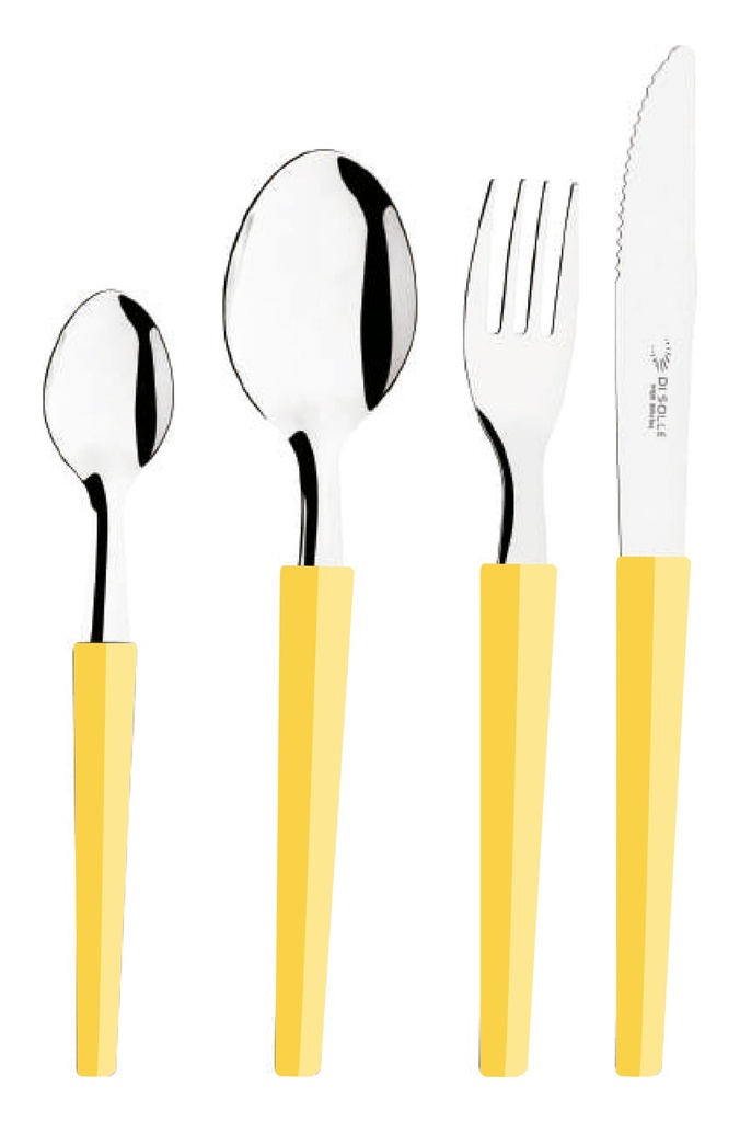 POTE 26 PIEZAS DI SOLLE RALLADOR AMARILLO