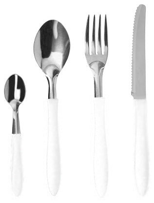 POTE RALLADOR JUEGO 24 PZAS.BLANCO