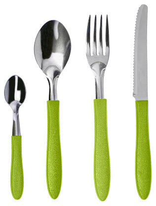POTE RALLADOR JUEGO 24 PZAS. VERDE