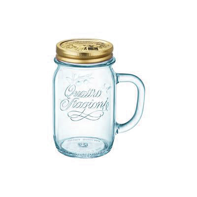 VASO QUATTRO C/MANIJA 41.5CL TRANSPARENTE P-100299594