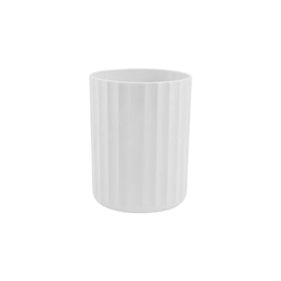 [I-18792] MACETA DE JARDINERIA GROOVE P BLANCO