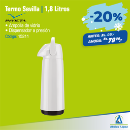 [I-15211] AIR POT 1.8L SLIM BLANCO P-100200010107