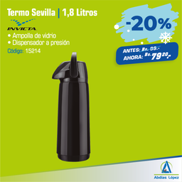 [I-15214] AIR POT 1.8L SLIM NEGRO P-100200010105