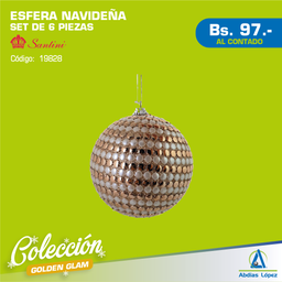 [I-19828] JG BOLAS 6 PZAS 16X8X24CM P-130-2500674