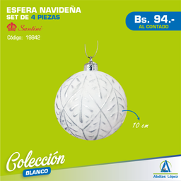 [I-19842] JG BOLAS 4 PZAS 10X10X10CM