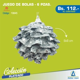 [I-19845] JG BOLAS 6 PZAS 8X8X8CM