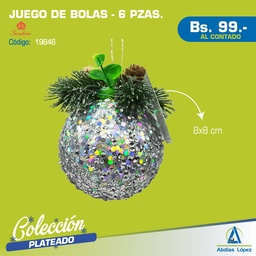 [I-19846] JG BOLAS 6 PZAS 8X8X8CM