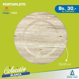 [I-19905] PORTAPLATO 33X33X2CM