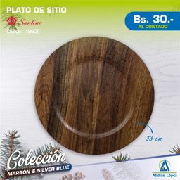 [I-19906] PORTAPLATO 33X33X2CM