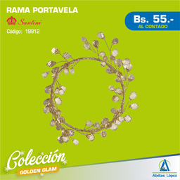 [I-19912] PORTAVELAS 10CM