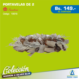 [I-19916] PORTAVELA 30X8X8CM