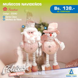 [I-20040] FIGURA SANTA HNIEVE 12X16X43 CM