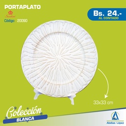 [I-20090] PORTAPLATO 33X2X33CM PLATEADO P-831-XMFUBC46-116A