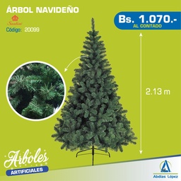 [I-20099] ARBOL VERDE 7PIES 816 PUNTAS