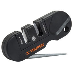 [I-17822] MINI AFILADOR DE CUCHILLOS 2 NIVELES DE AFILADO TRUPER P-TR-14016
