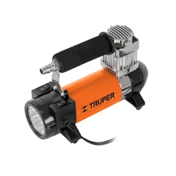 [I-17864] COMPRESOR PORTATIL DE AIRE CON LINTERNA DE 12 VOLT. TRUPER