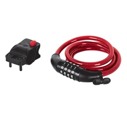 [I-19727] CANDADO DE CABLE DE COMBINACION DE 120CM X 10MM P-HR-43925
