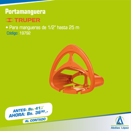 [I-19792] PORTAMANGUERAS PLASTICO P/COLGAR