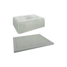 [I-15551] BANDEJA P/QUESO C/TAPA BASE MARMOL P-MB7039