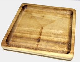[I-14224] PLATO DE MADERA 19.7X19.7CM P-WTA1702N2