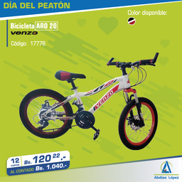 [I-17776] BICICLETA VENZO